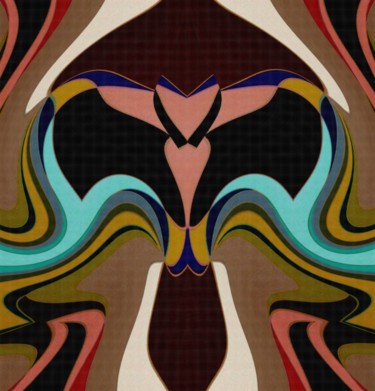 Digital Arts titled "Nocturnal Flying Bat" by Peter Jalesh, Original Artwork, Digital Painting