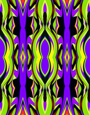 Digital Arts titled "Iris Curtain" by Peter Jalesh, Original Artwork, Digital Painting