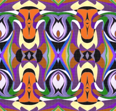Digital Arts titled "Cellos and Lilies" by Peter Jalesh, Original Artwork, Digital Painting