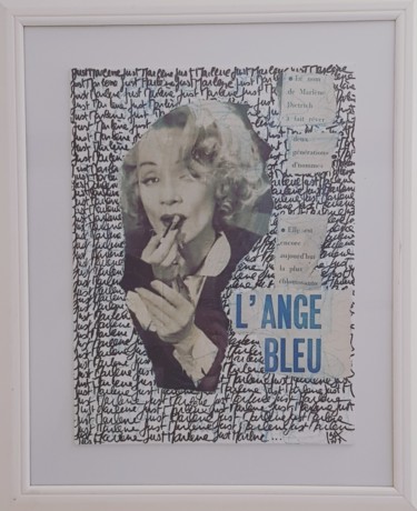 Collages titled "Just Marlène" by Isabelle Blondel, Original Artwork, Collages