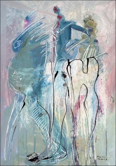 Ladies of the Lake Painting titled "Ladies of the Lake" by Jiri Havlik, Original Artwork, Acrylic