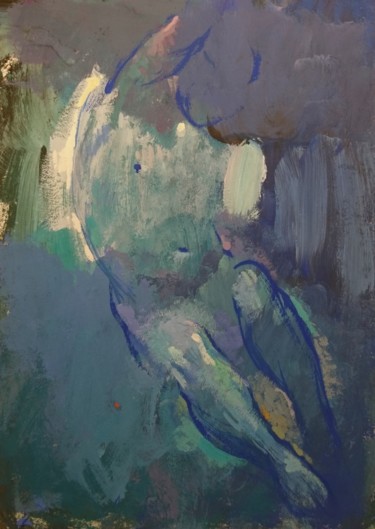 绘画 标题为“Apparition 2020” 由Pierre Pentchev, 原创艺术品, 水粉