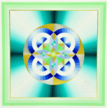 ABONDANCE 🍀 Peinture intitulée "ABONDANCE 🍀" par Lise Dedieu, Œuvre d'art originale, Acrylique Monté sur Châssis en bois