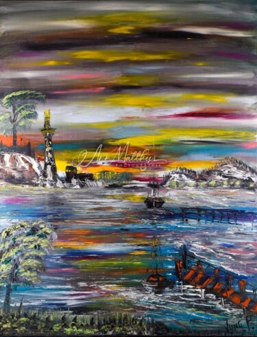 Peinture intitulée "Pharo BORGIO" par Pascal Jung, Œuvre d'art originale, Huile