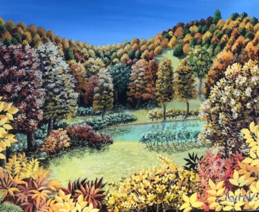 제목이 "Jour d automne"인 미술작품 Claire Morand로, 원작, 아크릴
