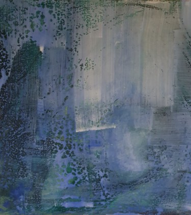 Peinture intitulée "Pluie" par Michele Quence, Œuvre d'art originale, Huile