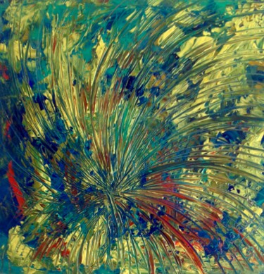 Painting titled "Tourbillon" by Moreau Franck Didier, Original Artwork, Oil