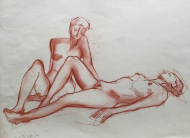 étude de nue à la sanguine 2