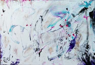 Peinture intitulée "Instinct" par Isabelle Gauvin, Œuvre d'art originale, Acrylique