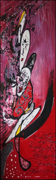 Painting titled "Mascarades #artists…" by Sophie Lecesne, Original Artwork, Acrylic