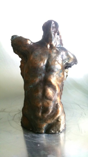 雕塑 标题为“"Biomechanics.Male"…” 由Elena Kraft, 原创艺术品, 聚合物粘土