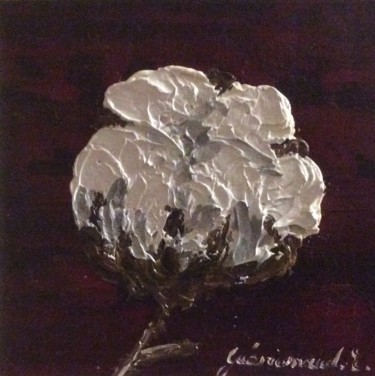 제목이 "Fleur de coton (6)"인 미술작품 Etienne Guérinaud로, 원작, 기름