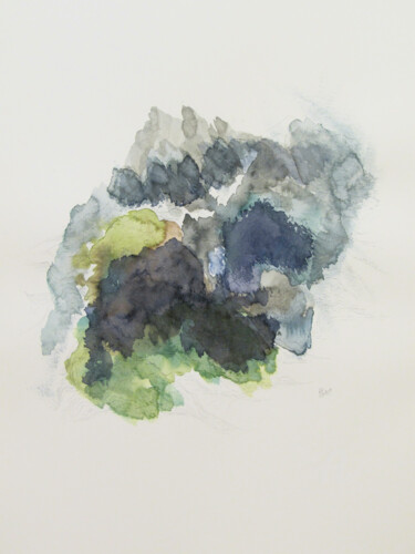 Paysage imperceptible 01 Peinture intitulée "Paysage imperceptib…" par Hélène Mongin, Œuvre d'art originale, Encre