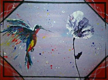 Peinture intitulée "Ethérée" par Versus, Œuvre d'art originale, Acrylique