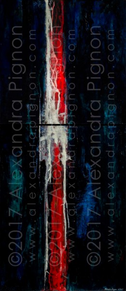 Painting titled "The Black Orpheus -…" by Alexandra Pignon, Original Artwork, Acrylic