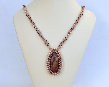 Design titled "Chocolate fudge nec…" by Irena Zelickman, Original Artwork, Jewelry