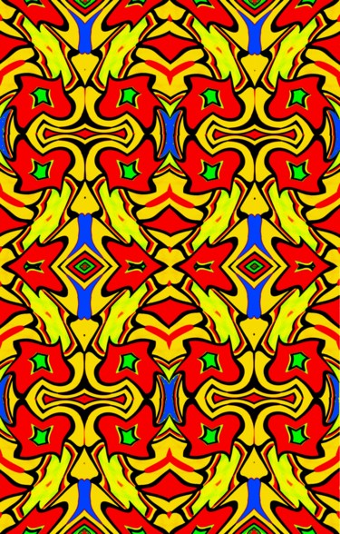 Digital Arts titled "Wild poppies" by Peter Jalesh, Original Artwork, Digital Painting