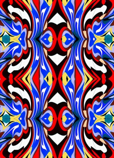 Digital Arts titled "Innards Blossomed" by Peter Jalesh, Original Artwork, Digital Painting