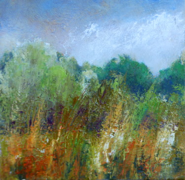 제목이 "Paysage imaginaire 5"인 미술작품 Bernard Des Roseaux로, 원작, 기름