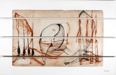 印花与版画 标题为“DRAKENSBURG I” 由Jovhanna Rutvanowska, 原创艺术品, 雕刻 安装在木质担架架上