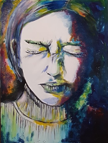 Peinture intitulée "On n'a qu'à fermer…" par Véroniq'S, Œuvre d'art originale, Huile