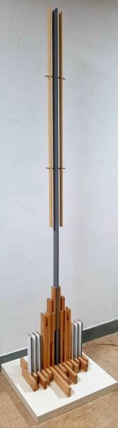 "Vibratio #1" başlıklı Heykel Alberto Simões De Almeida tarafından, Orijinal sanat, Ahşap