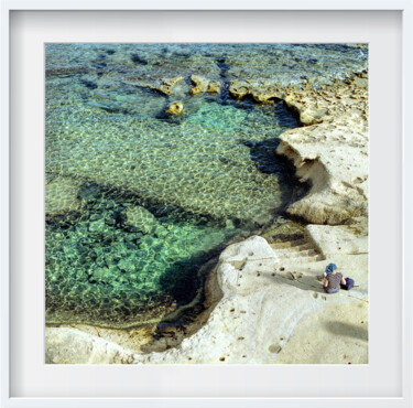 MEDITERRANEO IV (Framed) Signed Limited Edition 제목이 "MEDITERRANEO IV (Fr…"인 사진 Serge Horta로, 원작, 아날로그 사진 목재 패널에 장착됨