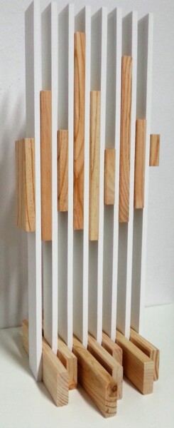 "Vibratio #9" başlıklı Heykel Alberto Simões De Almeida tarafından, Orijinal sanat, Ahşap