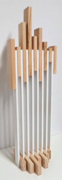 "Vibratio #8" başlıklı Heykel Alberto Simões De Almeida tarafından, Orijinal sanat, Ahşap