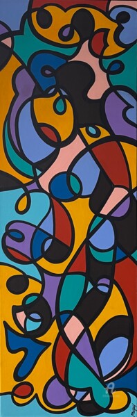 Eden I Peinture intitulée "Eden I" par Maguy Vaz (50nuancesdemarguerite), Œuvre d'art originale, Acrylique