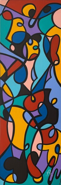 Eden II Peinture intitulée "Eden II" par Maguy Vaz (50nuancesdemarguerite), Œuvre d'art originale, Acrylique