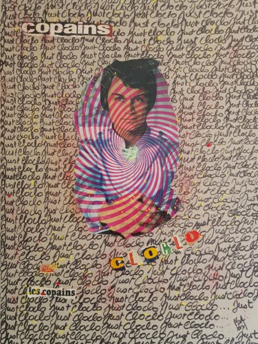 Collages titled "Just Cloclo" by Isabelle Blondel, Original Artwork, Collages