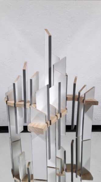 "Vibratio #16" başlıklı Heykel Alberto Simões De Almeida tarafından, Orijinal sanat, Ahşap