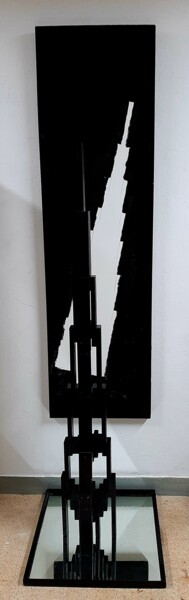 "Vibratio #19" başlıklı Heykel Alberto Simões De Almeida tarafından, Orijinal sanat, Ahşap