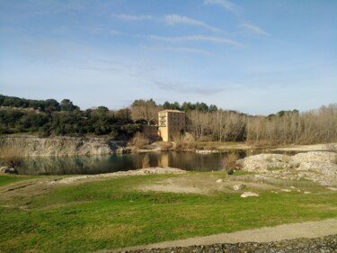 Fotografie getiteld "Pont du Gard 4" door Gladys Montella, Origineel Kunstwerk, Digitale fotografie