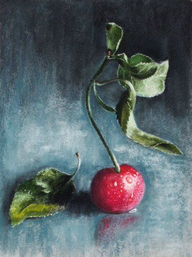 Cherry Рисунок под названием "Cherry" - Inna Medvedeva, Подлинное произведение искусства, Пастель