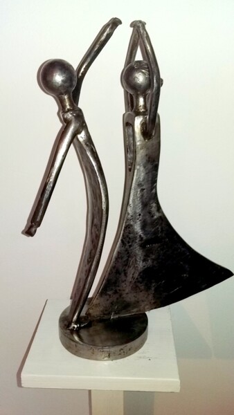 Sculptuur getiteld "DANSEURS DE FLAMENCO" door Gerard Lami, Origineel Kunstwerk, Metalen