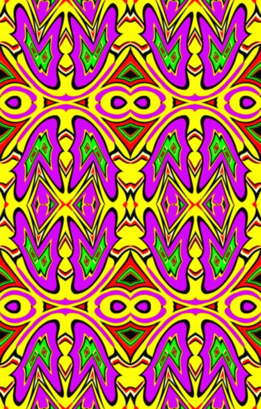 Digital Arts titled "Arches and flowers" by Peter Jalesh, Original Artwork, Digital Painting