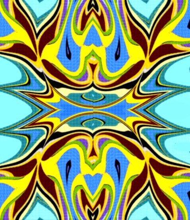 Digital Arts titled "Murmuring leaves" by Peter Jalesh, Original Artwork, Digital Painting