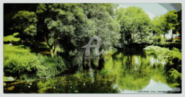 Photography titled "Jardin Minelle" by Pascaline, Original Artwork, Digital Photography