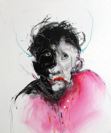 Peinture intitulée "SS TITRE" par Patrick Santus, Œuvre d'art originale, Acrylique