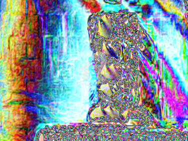 Digital Arts titled "L'artefact" by Cj Perin, Original Artwork, Digital Painting