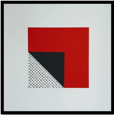 Collages titled "Quadrado recortado…" by Paulo Rosae, Original Artwork, Collages