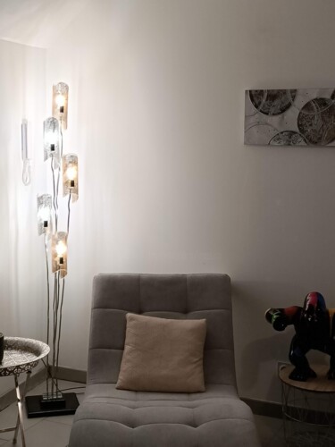 Lampadaire 5 tulipes modernes