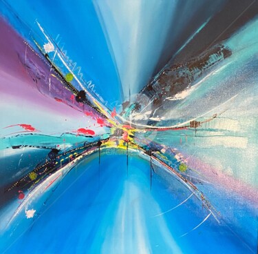 Peinture intitulée "Alliance colorée" par Isabelle Laurent, Œuvre d'art originale, Acrylique