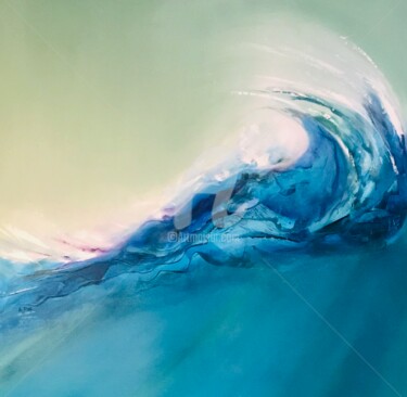 Peinture intitulée "Seadragon" par Isabelle Laurent, Œuvre d'art originale, Acrylique