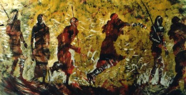 绘画 标题为“Rituale” 由Maurizio Cavicchiola, 原创艺术品, 彩画