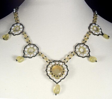 Design intitulée "Victorian necklace…" par Irena Zelickman, Œuvre d'art originale, Bijoux