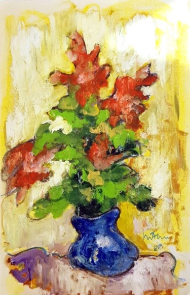 fioritura in un vaso