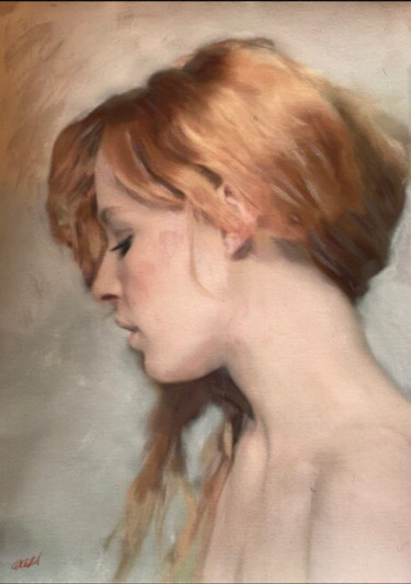 Painting titled "The Muse Of Passion" by William Oxer, Original Artwork, Acrylic